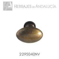 Pomo ovalado para mueble de la marca besana