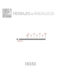 Clavo templado brad 183 /50 (caja 1,5 millares )