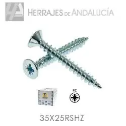 TORNILLO RS-FIX.. 3.5X25 ZINCADO (caja 1000 unidades)