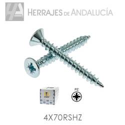 TORNILLO RS-FIX.. 4.0X70 ZINCADO (caja 500 unidades)