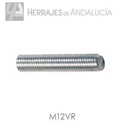 Varilla roscada M-12 con recubrimiento zincado | Herrajes de Andalucía