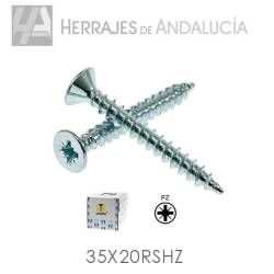 Tornillo rs-fix 35x20 zincado (caja 1000 unidades)