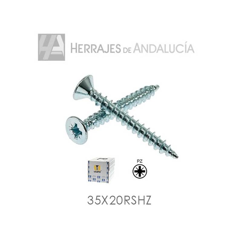 Tornillo RS-Fix 3.5x20 Zincado | Herrajes de Andalucía