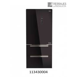 FrigorÍfico teka rfd 77820 gbk cristal negro