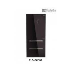 FrigorÍfico teka rfd 77820 gbk cristal negro