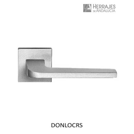 Manivela con roseta xs cromado satinado-Herrajes de Andalucía