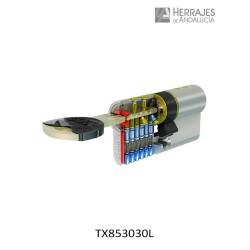 Cilindro alta seguridad tesa tx80 30x30 5 llaves laton