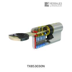 Cilindro alta seguridad tesa tx80 30x30 5 llaves niquel