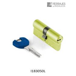 Cilindro Alta Seguridad IRIDIUM M, Embrague Simple, Leva 15mm 30x35 Latón