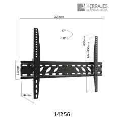 Soporte tv lcd-led extra plano 30" - 70"