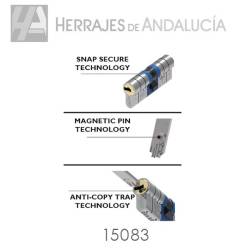 Cilindro niquel alta seguridad mag-01 30x30