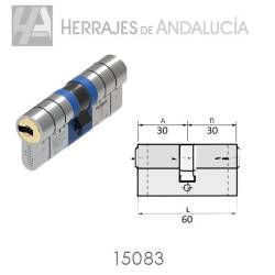 Cilindro alta seguridad mag-01 30x30mm niquel

