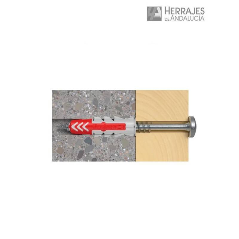 Taco Nylon Fischer Ø8x40mm bote 400 unidades-Herrajes de Andalucia