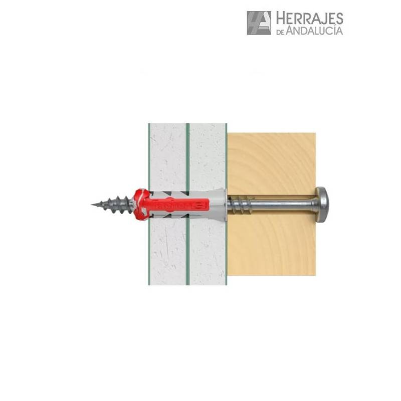 Taco Nylon Fischer Ø8x40mm bote 400 unidades-Herrajes de Andalucia