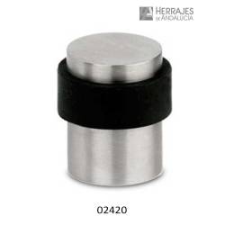 Tope de Puerta Cilíndrico Inox 30x40 mm | Herrajes de Andalucía
