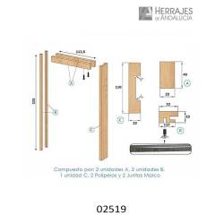 Marco sapelly 90x210/105