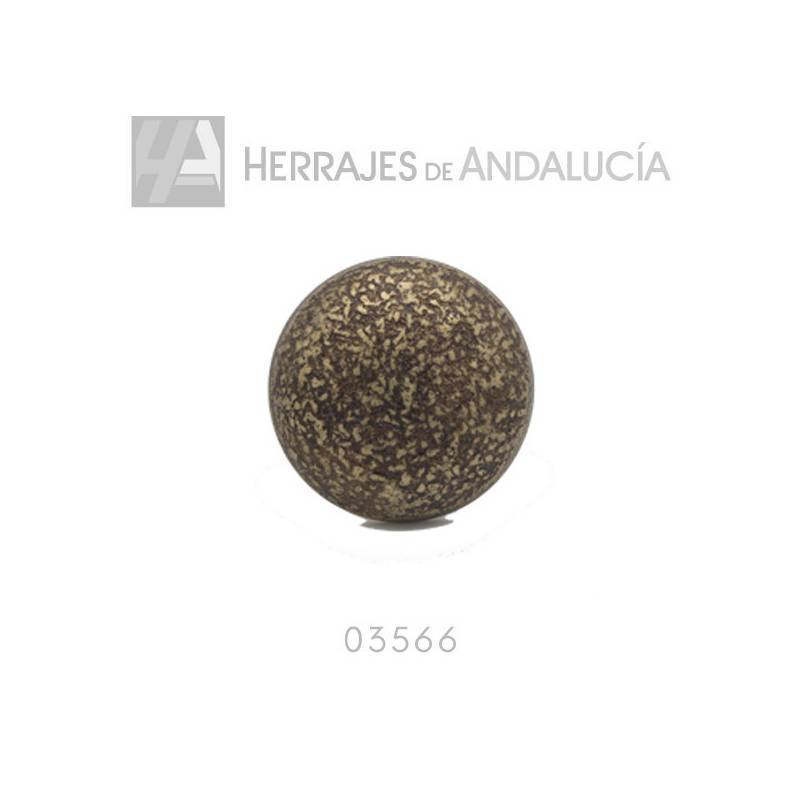 Clavo redondo liso rústico bronce 40mm-Herrajes de Andalucía