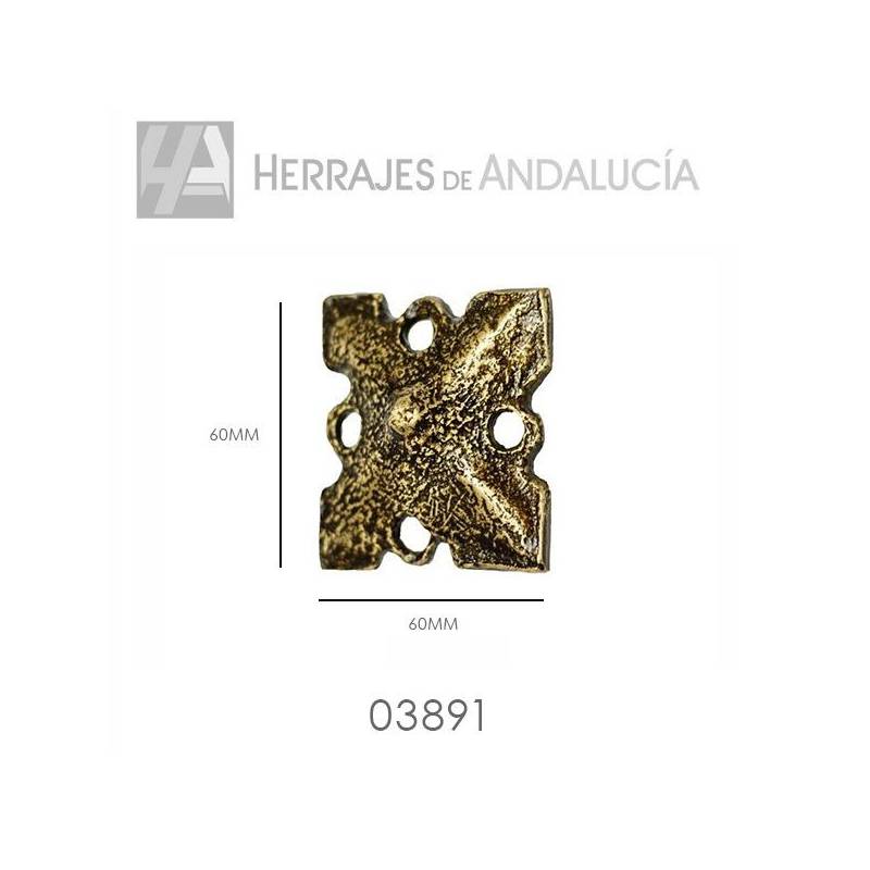 Clavo cuadrado Rustik 60x60 | Herrajes de Andalucía