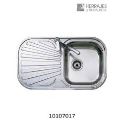 Fregadero Stylo 1 cubeta escurridor inox | Herrajes de Andalucía