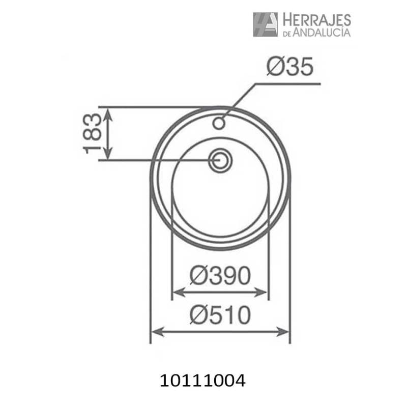 Fregadero encastrado 51cm Teka-Herrajes de Andalucía