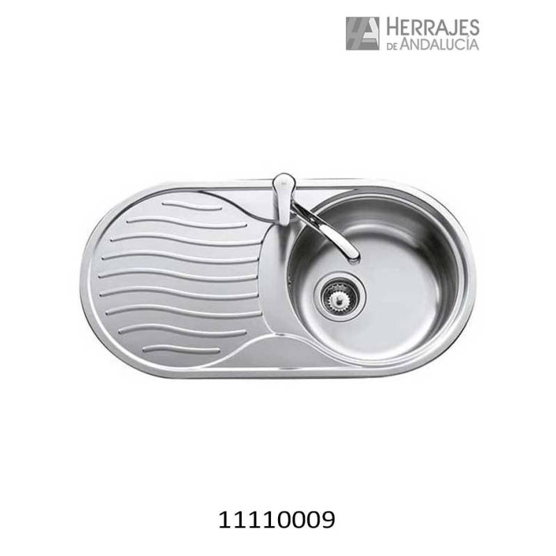 Fregadero DR-80 1C 1E Izquierda 44x84 cm | Herrajes de Andalucía