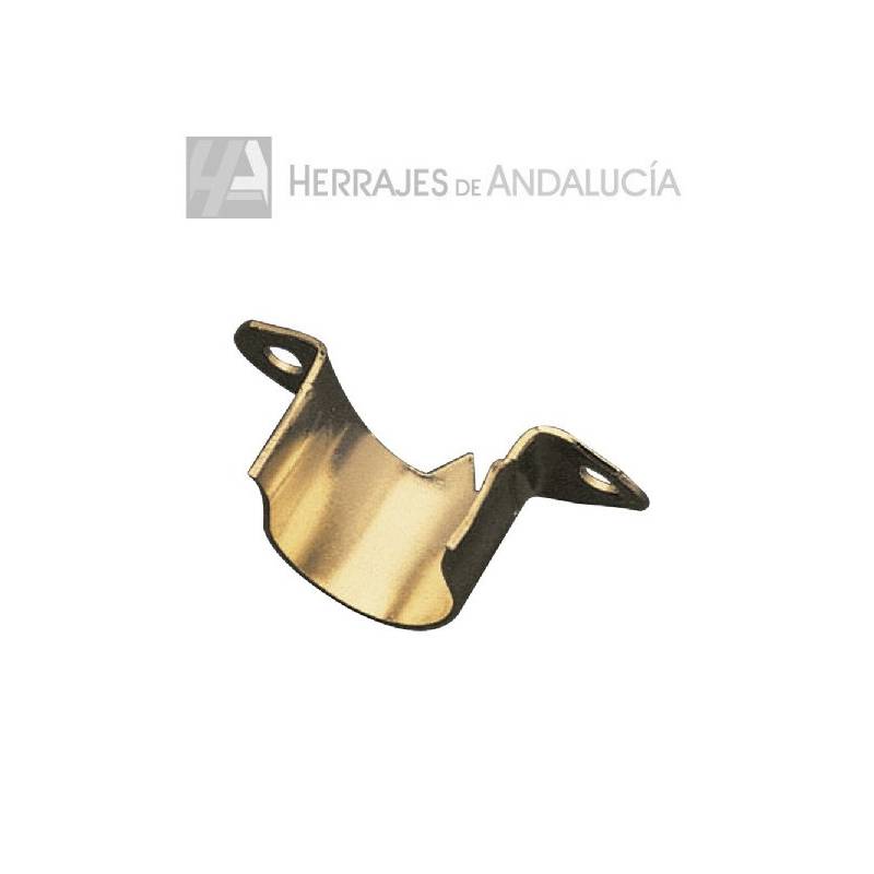 Soporte tubo armario Ø16 mm | Herrajes de Andalucía