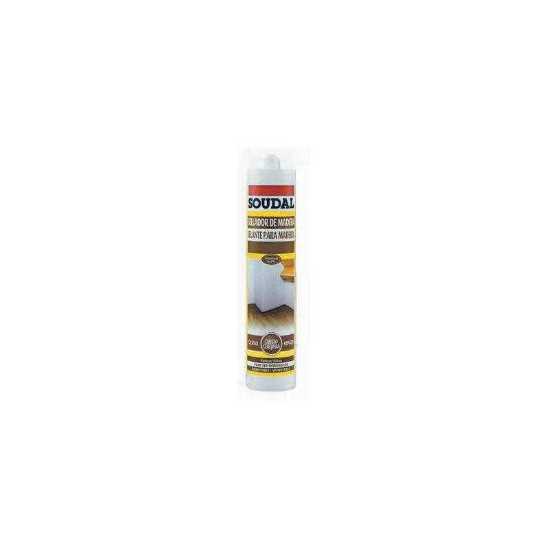 Sellador madera Wengué Soudal 300ml | Herrajes Andalucía