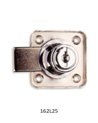 Cerradura de hierro latonado con palanca para armario modelo 362l/25