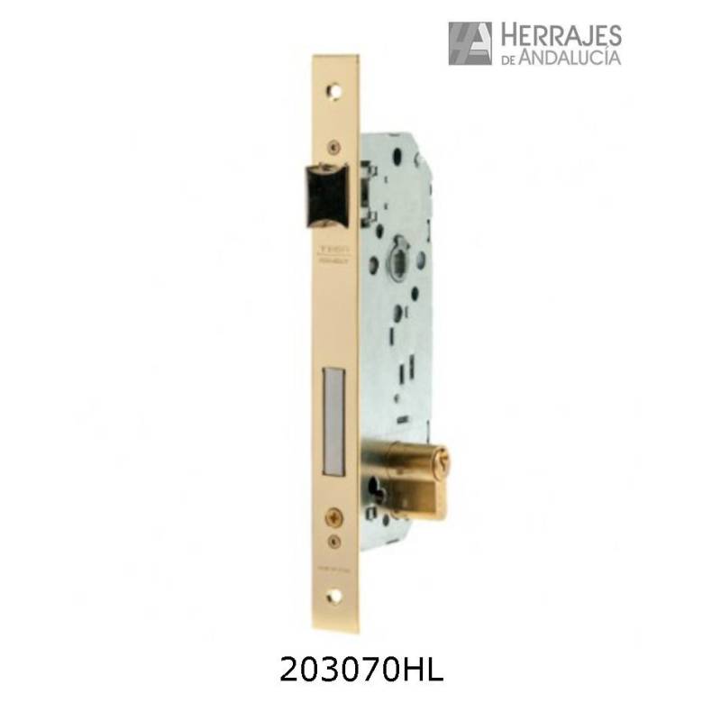 Cerradura TESA 2030/70 Latonada | Herrajes de Andalucía