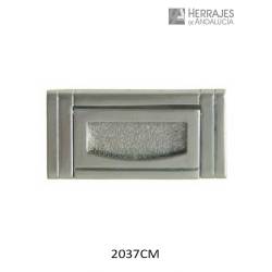 Tirador mesilla 80x35mm cromo mate | Herrajes de Andalucía