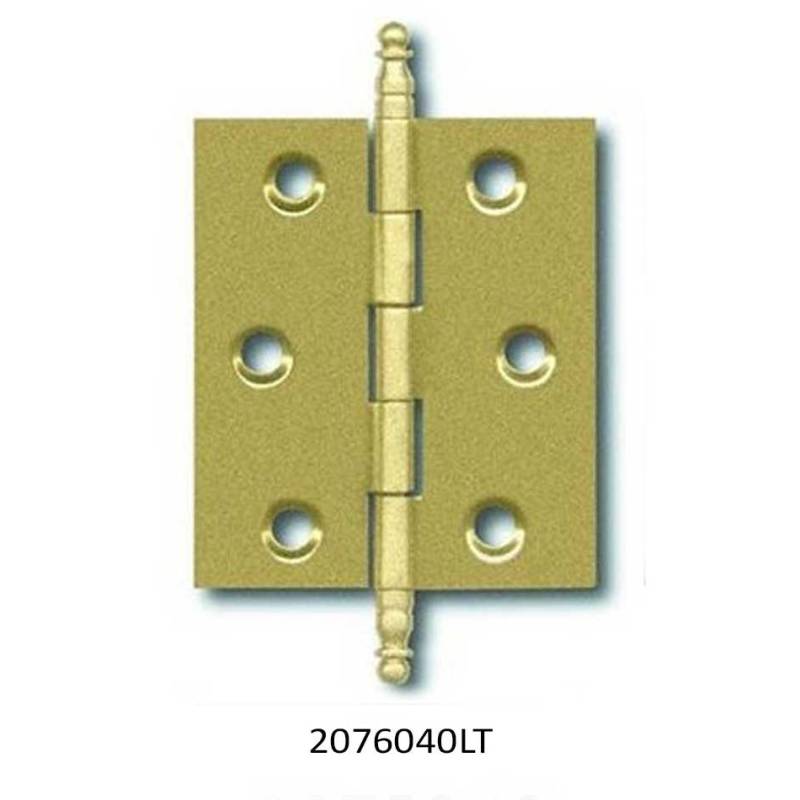 Bisagra fija modelo 207 dorada 60x40mm – Herrajes de Andalucía
