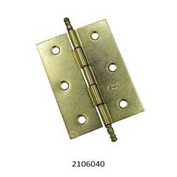 BISAGRA DESMONTABLE 210 DE 60X40mm. HIERRO LATONADO. ACABADO: DORADO