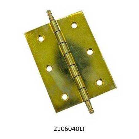 BISAGRA DESMONTABLE SERIE 210 DE 60X40MM FABRICADO EN LATÓN Y ACABADO DORADO