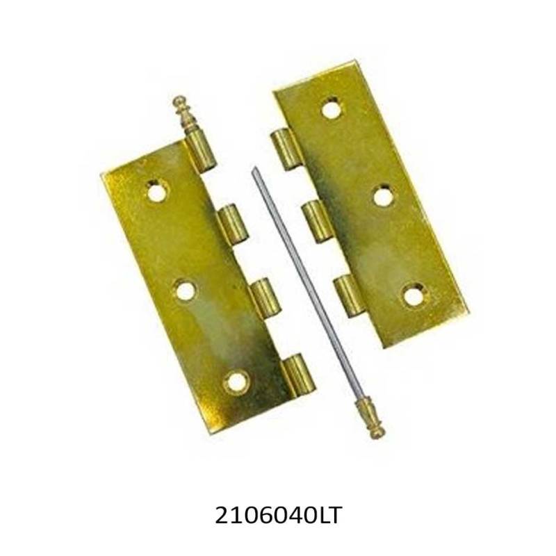 Bisagra Desmontable latonada 60x40 mm | Herrajes de Andalucía