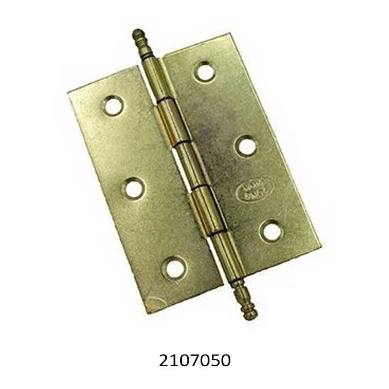 Bisagra Desmontable 210 70x50 mm Hierro Latonado Dorado | Herrajes de Andalucía
