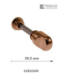 Muletilla ogr 2281 bronce lacado 20,5mm