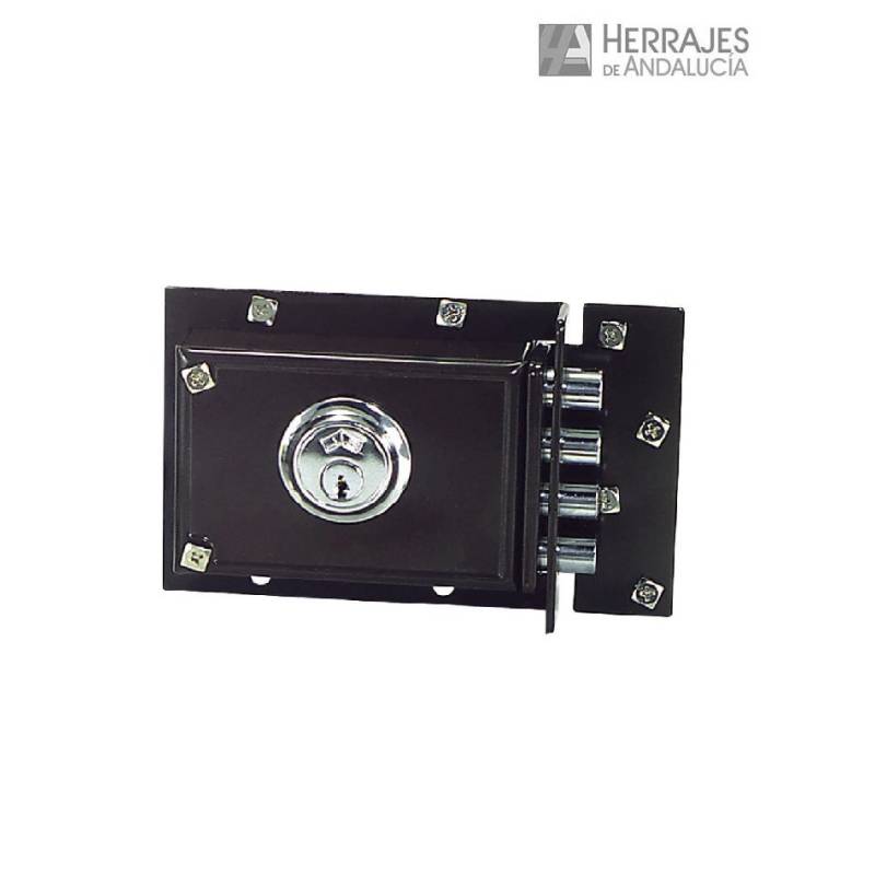 Cerradura JIS Mod.228 izda cilindro graduable-Herrajes de Andalucía