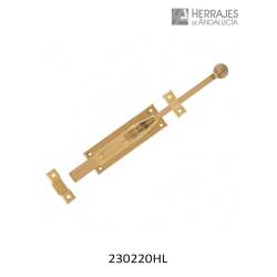 Pasador 2302/200mm hierro latonado 200mm
