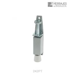 Retenedor puerta pie pequeño 242 plata | Herrajes de Andalucía