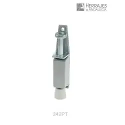 Retenedor puerta pie pequeño 242 plata | Herrajes de Andalucía