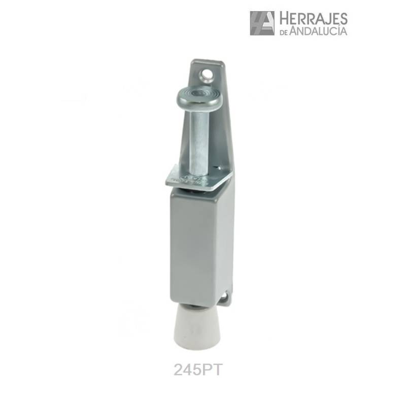 Retenedor puerta pie grande 245 plata | Herrajes de Andalucía