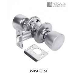 Pomo TESA 3505 Cromo Mate | Herrajes de Andalucía