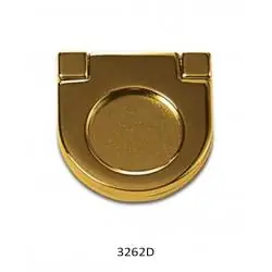 PLACA CON ASA. ACABADO: DORADO.. 36x36mm