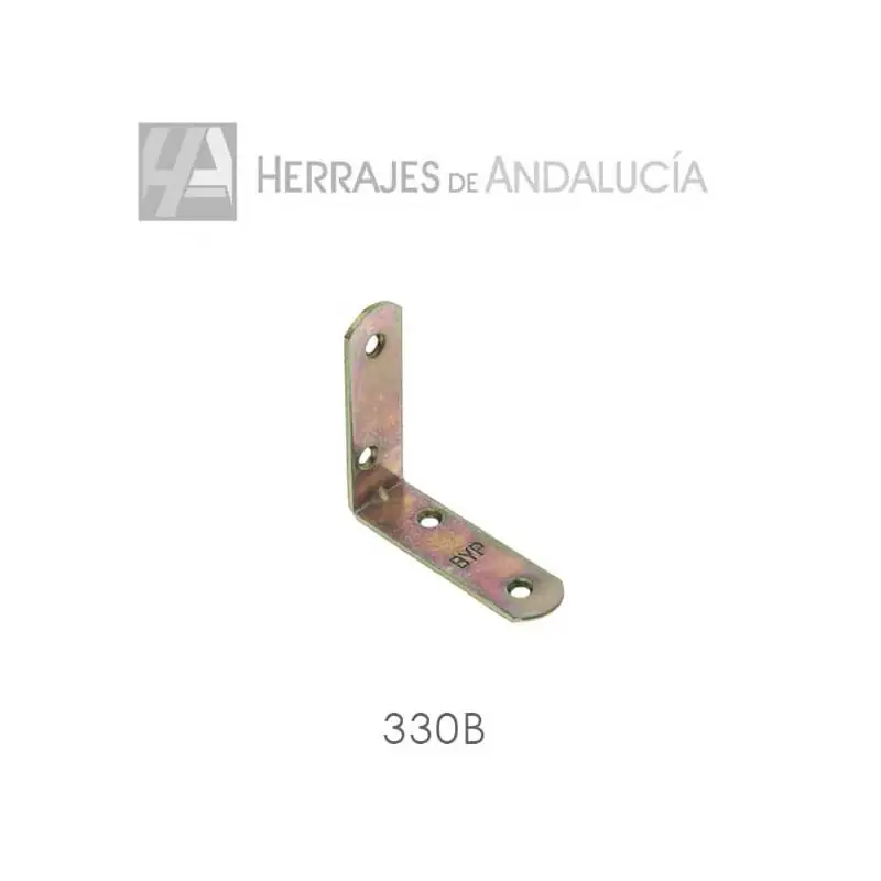 Ángulo refuerzo acero 30x18 mm | Herrajes de Andalucía