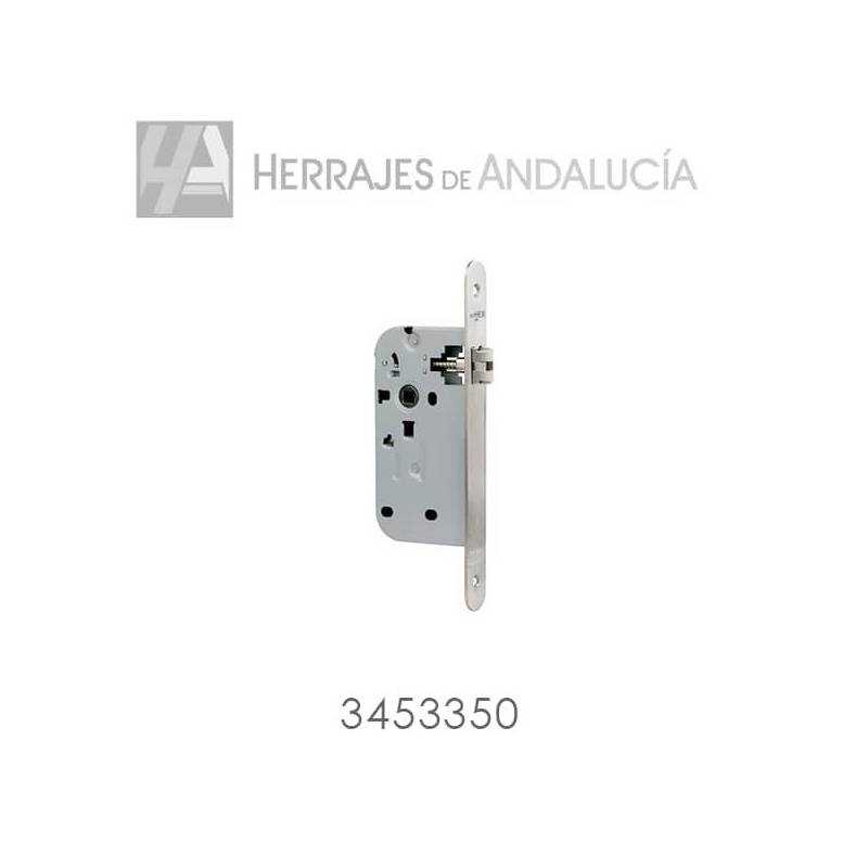 Cerradura golpe de embutir de canto redondo-Herrajes de Andalucía