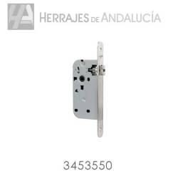 Cerradura golpe embutir canto redondo a/24 p/50 345-35