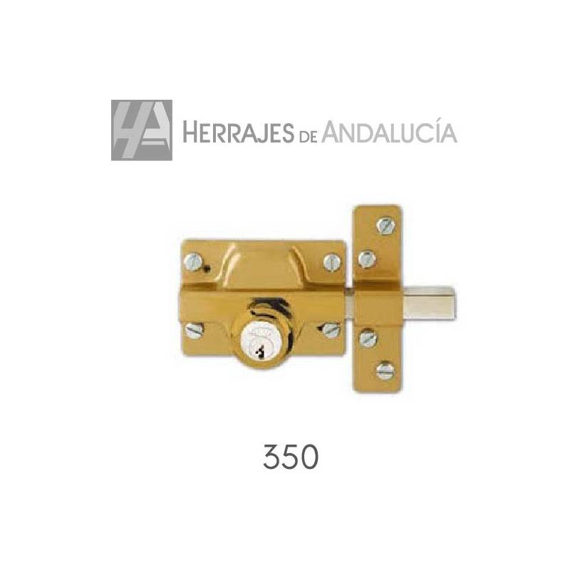 Cerrojo Pintado Ezcurra 350 | Herrajes de Andalucía