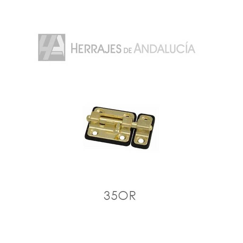 Cerrojo A-600 35mm oro | Herrajes de Andalucía
