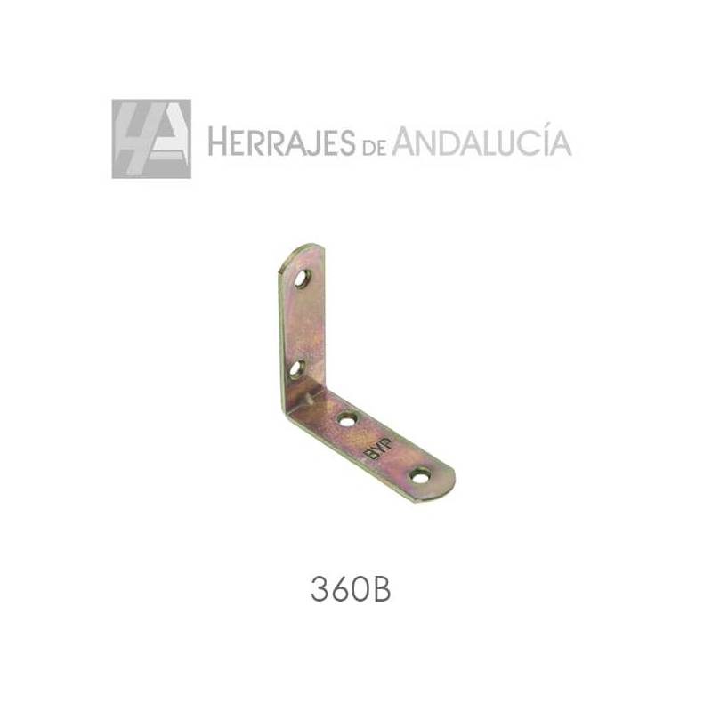 Ángulo refuerzo acero 60x20 mm | Herrajes de Andalucía