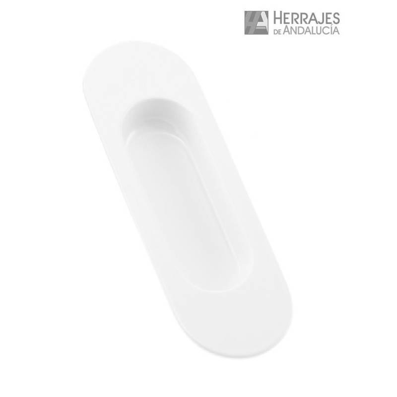 Asa corredera blanca 150x40 | Herrajes de Andalucía